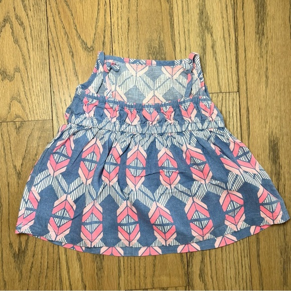 Carter's Sleeveless Blue & White Arrow Top Size 24 Months - Picture 4 of 8